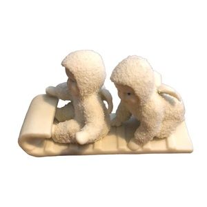 Snowbabies “Down The Hill We Go!” Retired Figurine Department 56 NWT